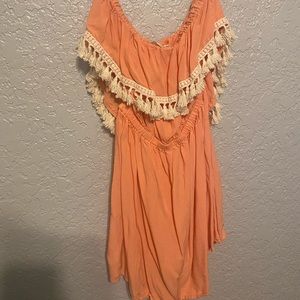 Coral dress for sale!